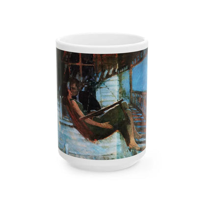 Dividing Line, Rebook, July 1964 - White Coffee Mug-15oz-Go Mug Yourself