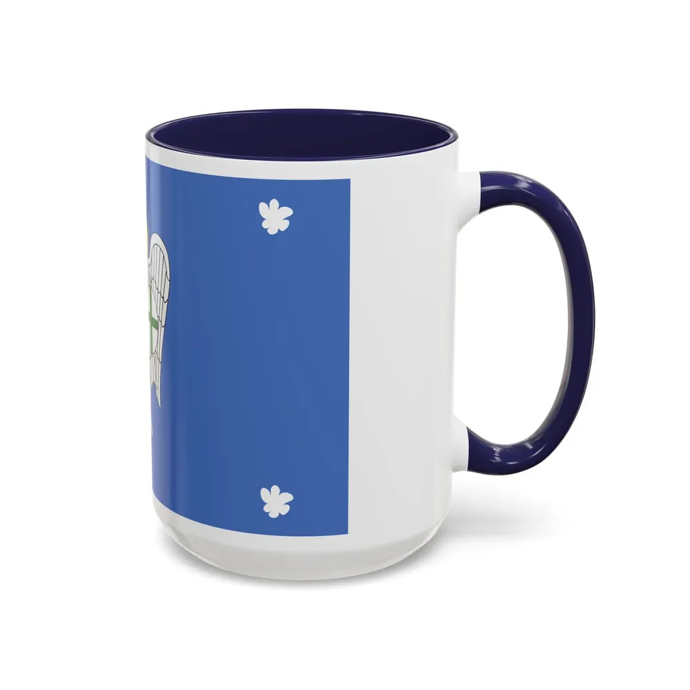 Flag of Iklin Malta - Accent Coffee Mug-Go Mug Yourself