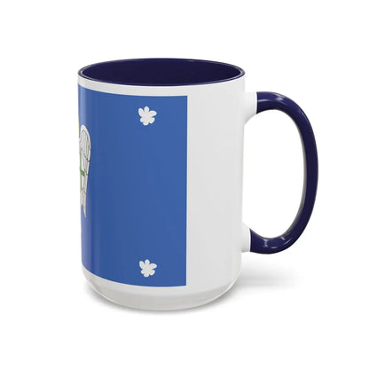 Flag of Iklin Malta - Accent Coffee Mug-Go Mug Yourself