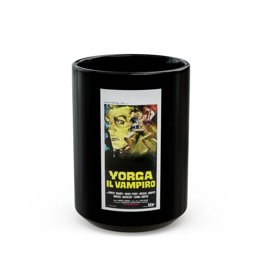 COUNT YORGA, VAMPIRE (ITALIAN) 1970 Movie Poster - Black Coffee Mug-15oz-Go Mug Yourself