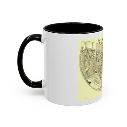 World Map - Ruysch (1508) (Map) Accent Coffee Mug