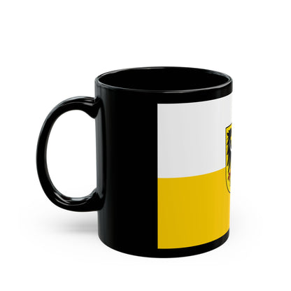 Flag of Silesia and Lower Silesia Germany - Black Coffee Mug-Go Mug Yourself