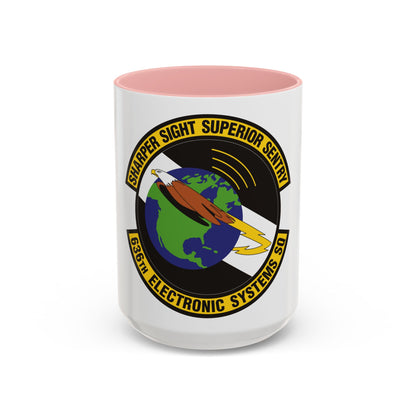 636th Electronic Systems Squadron (U.S. Air Force) Accent Coffee Mug