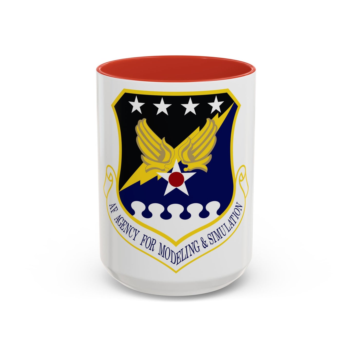 Air Force Agency for Modeling and Simulation (U.S. Air Force) Accent Coffee Mug