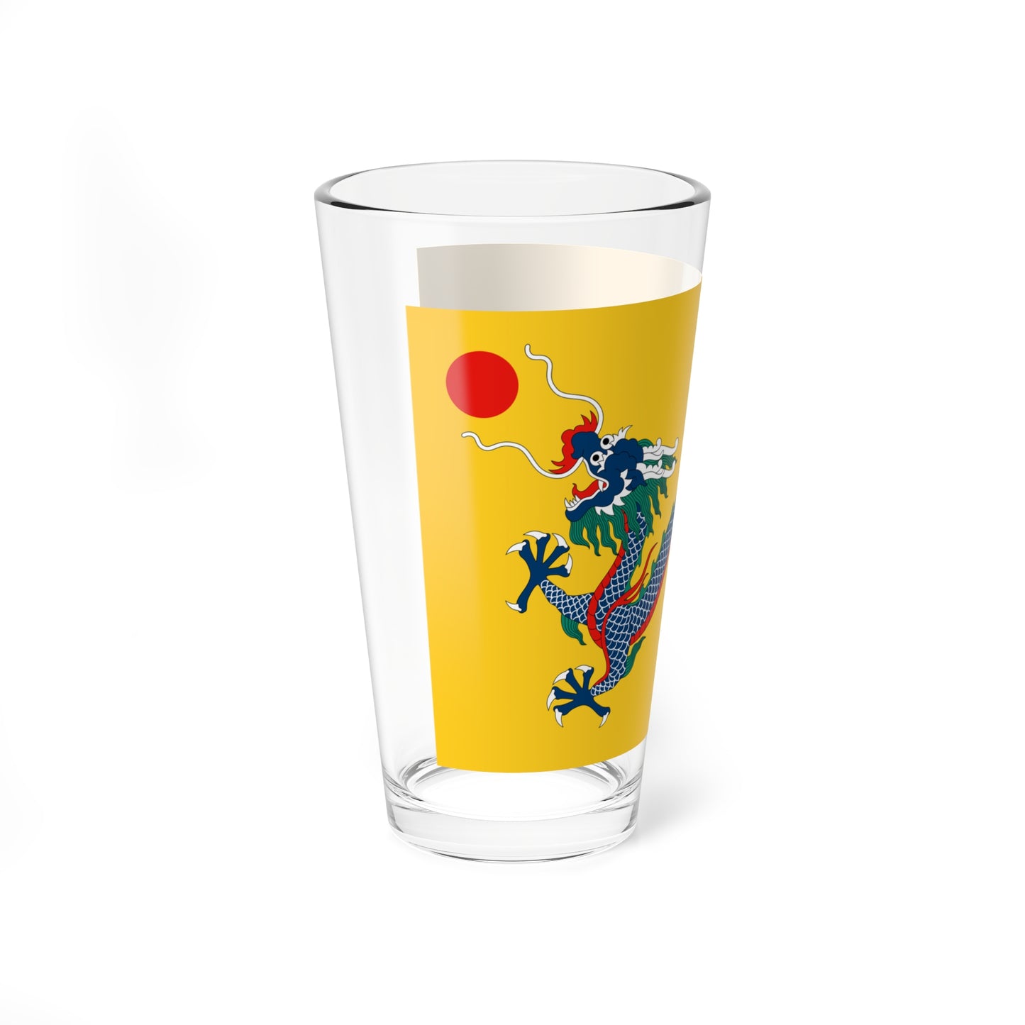 Flag of China 1889-1912 (China) Pint Glass 16oz