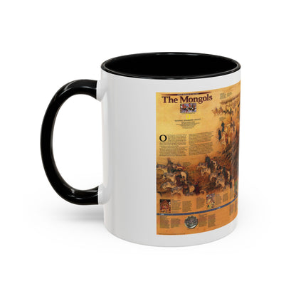 Mongols, The (1996) (Map) Accent Coffee Mug