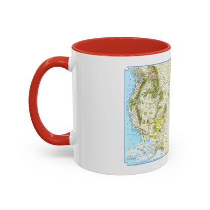 North America - Vacationlands (1966) (Map) Accent Coffee Mug