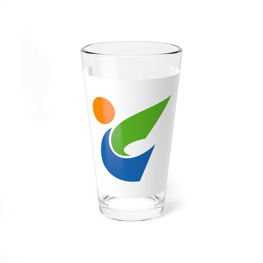 Flag of Tome Miyagi (Japan) Pint Glass 16oz
