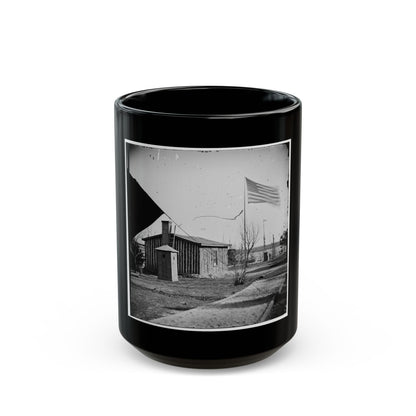 City Point, Va. Rear View Of Gen. Ulysses S. Grant's Headquarters (U.S. Civil War) Black Coffee Mug