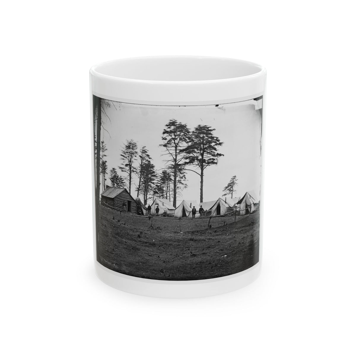 Brandy Station, Va. Chief Engineer's Camp; Another View (U.S. Civil War) White Coffee Mug