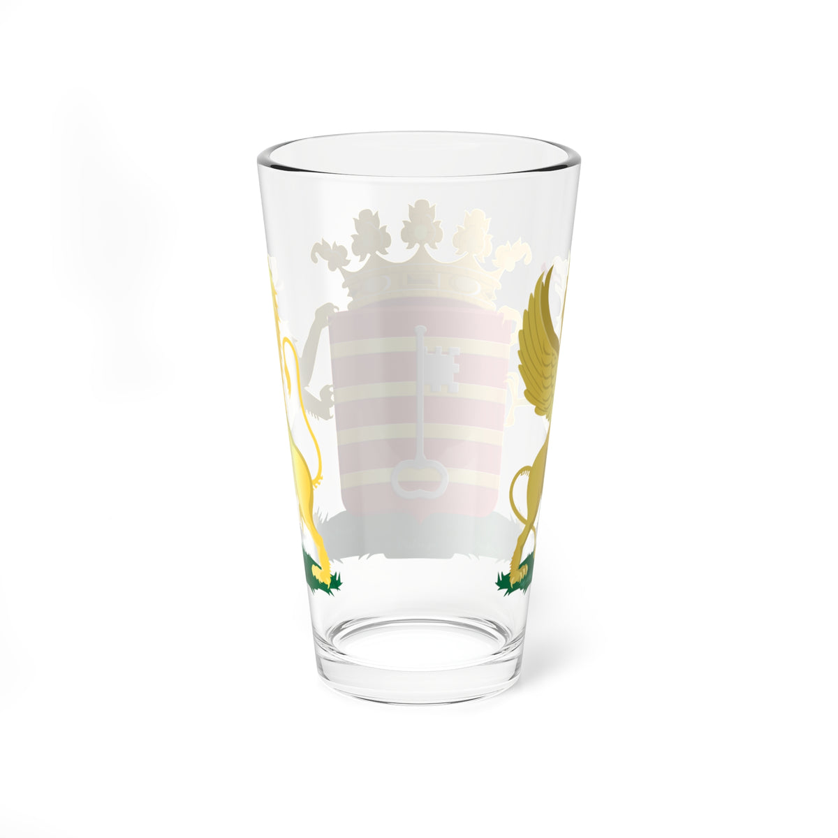 Lessines wapen (Belgium) (Coat of Arms) Pint Glass 16oz