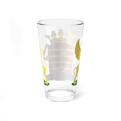 Lessines wapen (Belgium) (Coat of Arms) Pint Glass 16oz