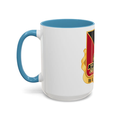 128 Engineer Battalion Nebraska National Guard (U.S. Army) Accent Coffee Mug
