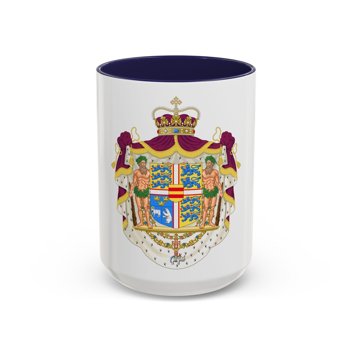 Coat of arms of the Crown Prince of Denmark - Accent Coffee Mug