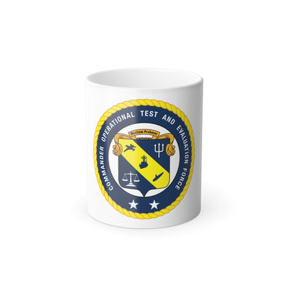 COTEF 2 Star Commander Operational Test and Evaluation Force (U.S. Navy) Color Changing Mug 11oz