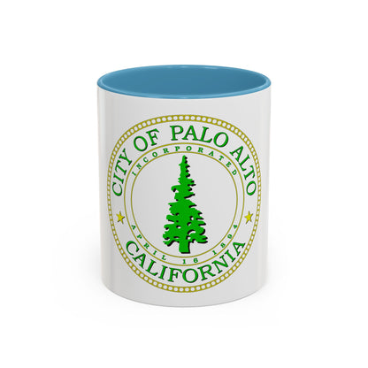Seal of Palo Alto California - Accent Coffee Mug