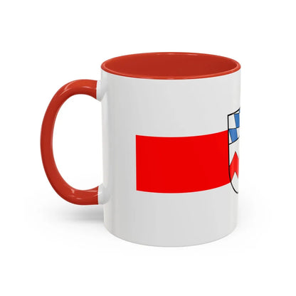 Flag of Dachau Germany - Accent Coffee Mug-Go Mug Yourself