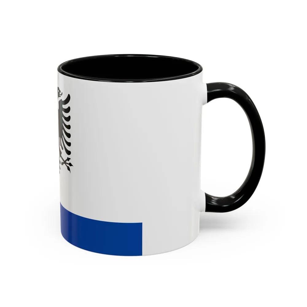 Government Ensign of Albania - Accent Coffee Mug-Go Mug Yourself