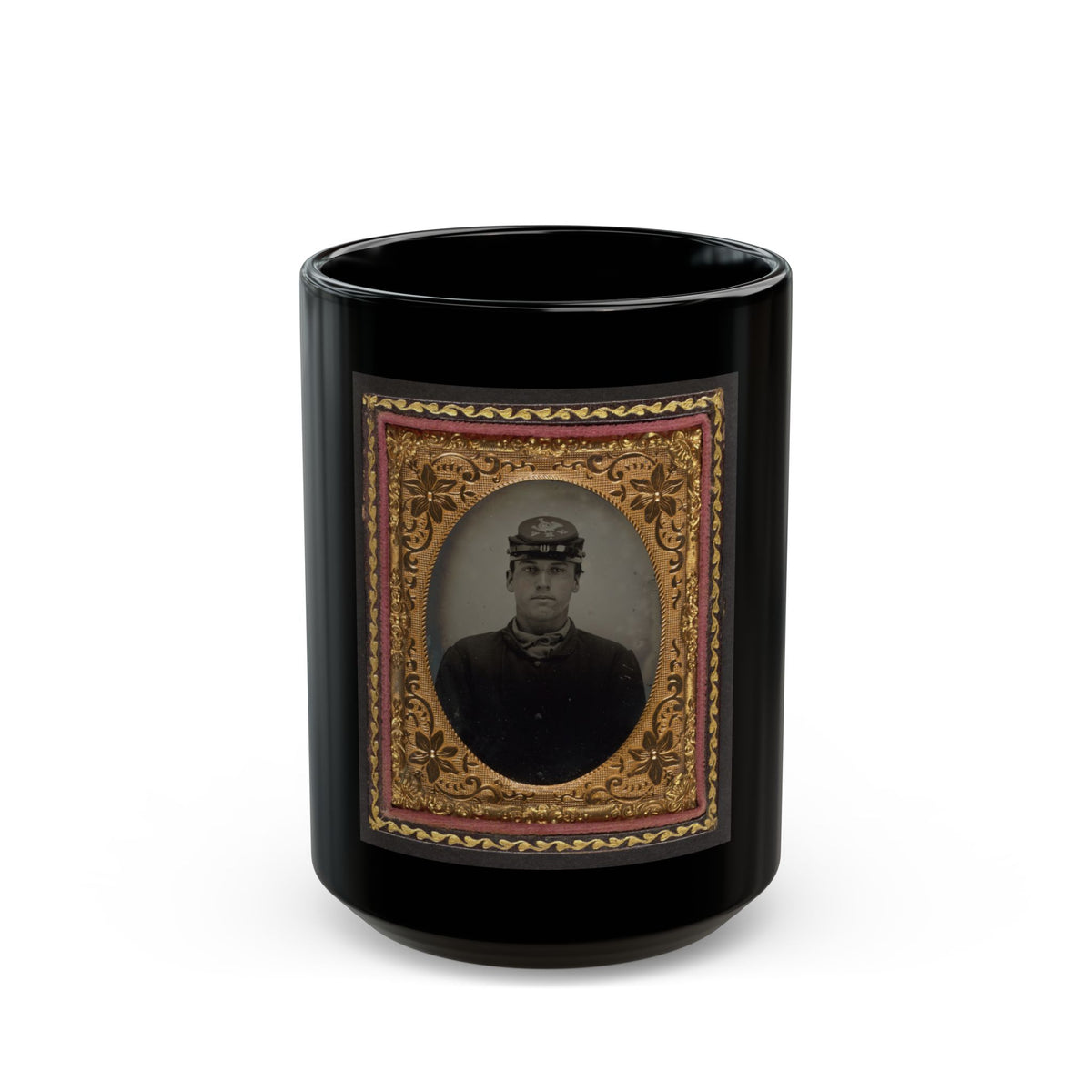 Lorenzo Hawkins Of Company I, 12th Regiment New Hampshire Volunteers (U.S. Civil War) Black Coffee Mug