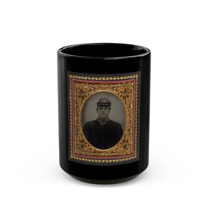 Lorenzo Hawkins Of Company I, 12th Regiment New Hampshire Volunteers (U.S. Civil War) Black Coffee Mug