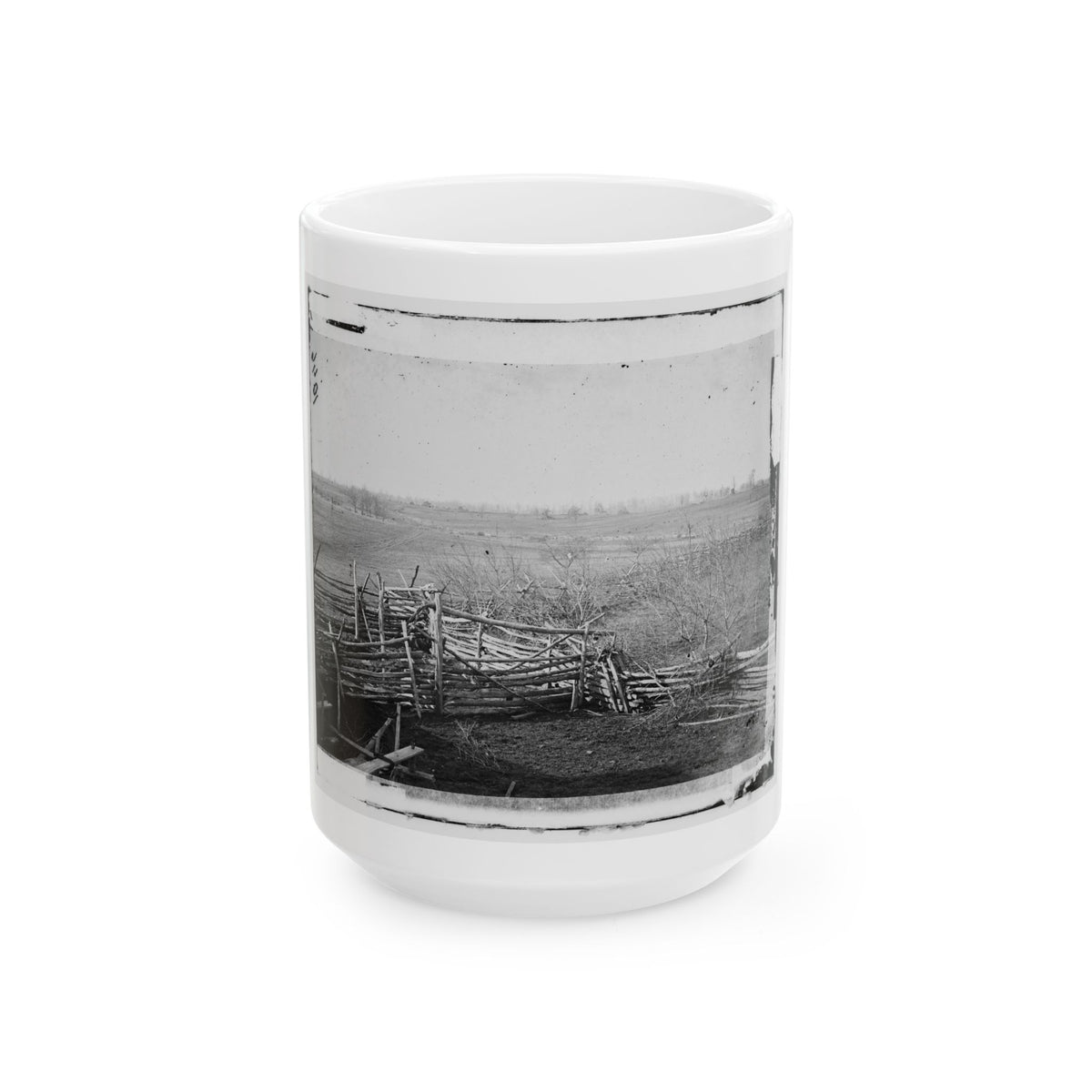 Bull Run, Va. View Of The Battlefield (U.S. Civil War) White Coffee Mug