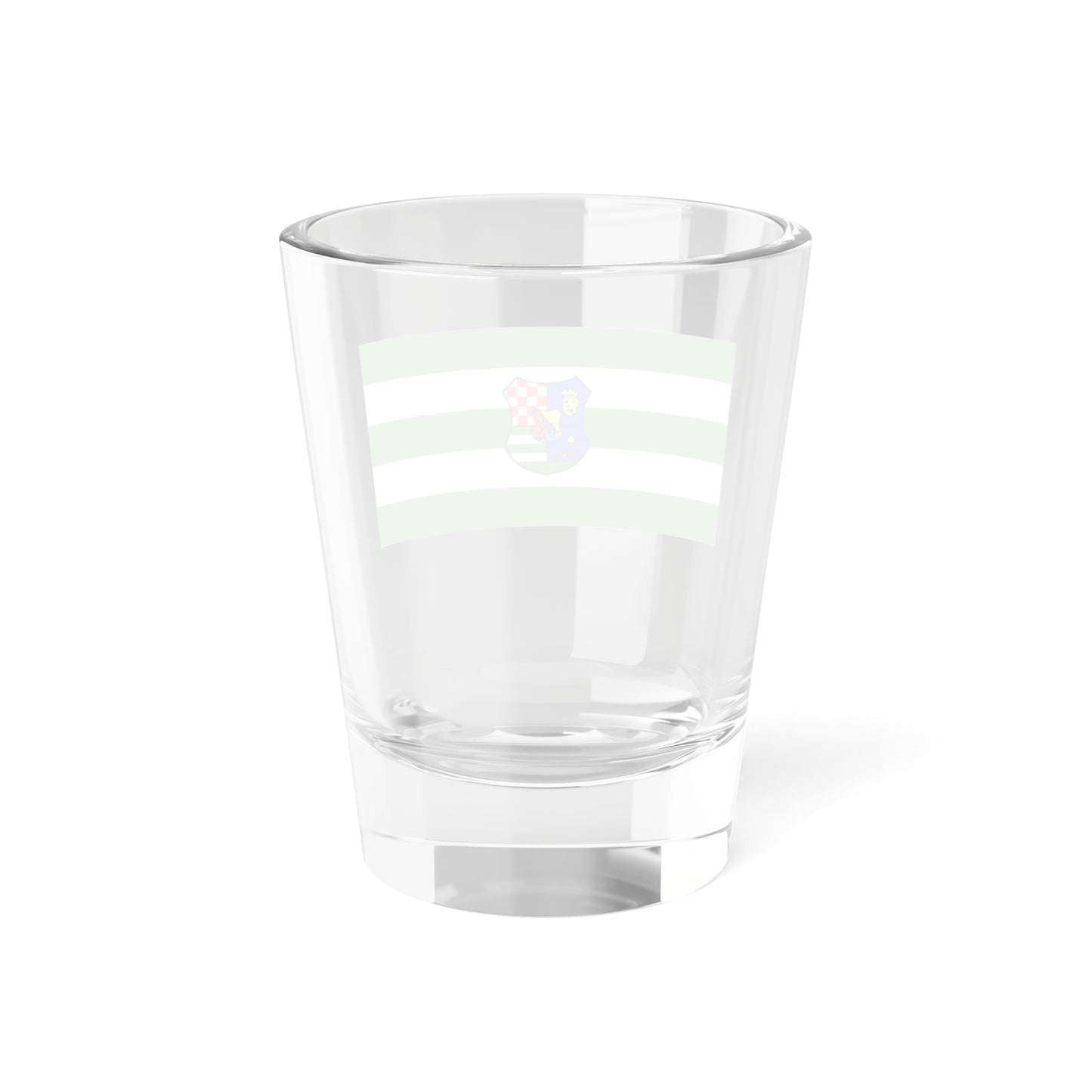 Flag of Zagreb County Croatia - Shot Glass 1.5oz