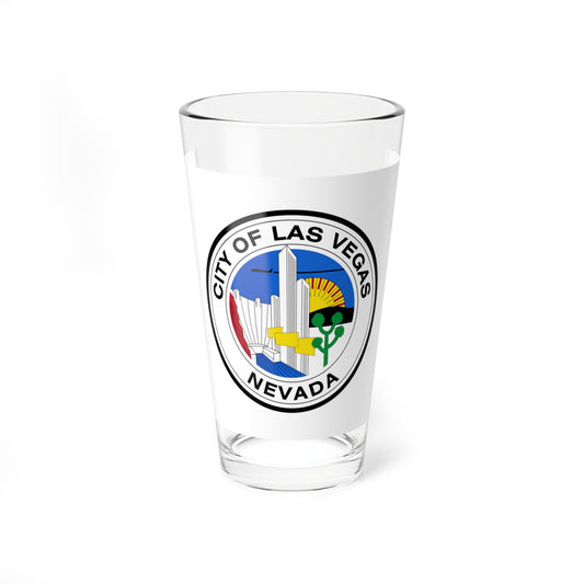 Former flag of Las Vegas Nevada 1968 (United States) Pint Glass 16oz