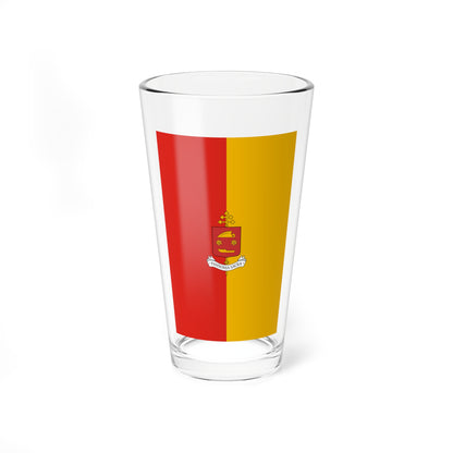 Flag of Csehimindszent (Hungary) Pint Glass 16oz