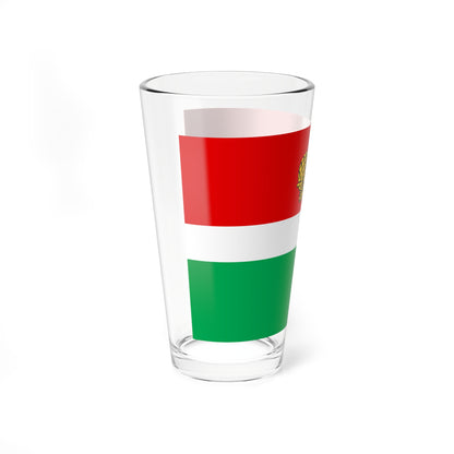 Flag of Kaluga Oblast (Russia) Pint Glass 16oz