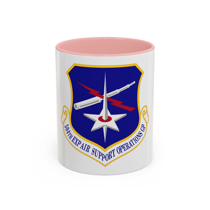 504th Expeditionary Air Support Operations Group (U.S. Air Force) Accent Coffee Mug