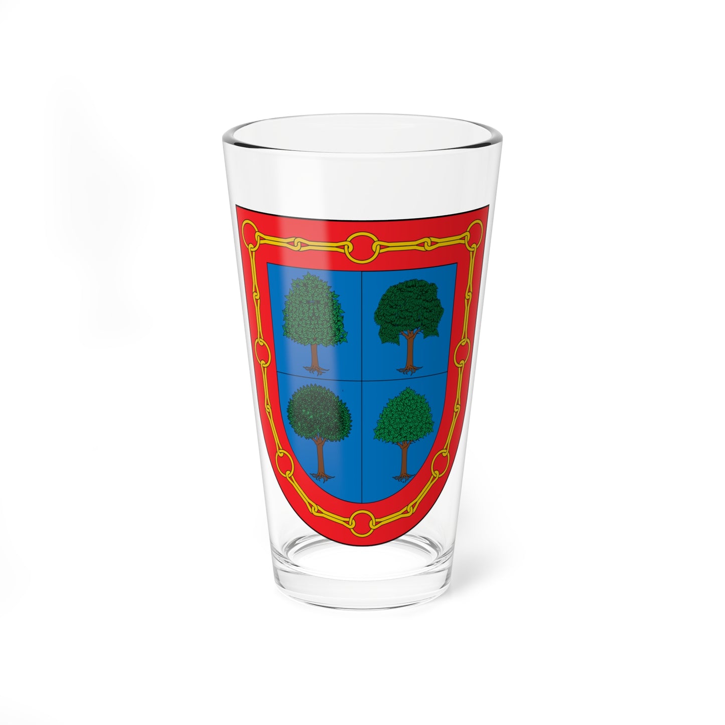 Escudo de Barañáinarmonial (Spain) (Coat of Arms) Pint Glass 16oz