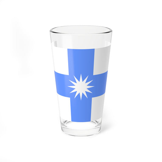 Flag of Gorskoe Leningrad oblast (Russia) Pint Glass 16oz