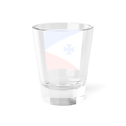 Trostinka vas prapor (Ukraine) Shot Glass 1.5oz