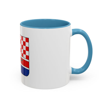 Coat of arms of Croatia (State of Slovenes, Croats and Serbs) - Accent Coffee Mug