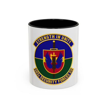 502d Security Forces Squadron (U.S. Air Force) Accent Coffee Mug