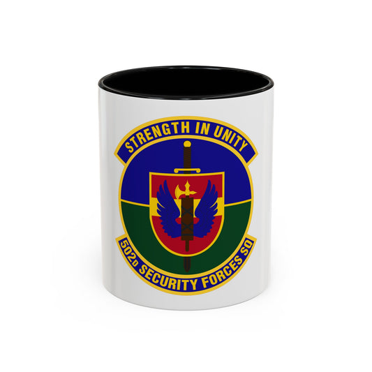 502d Security Forces Squadron (U.S. Air Force) Accent Coffee Mug