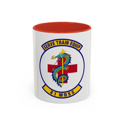81st Medical Support Squadron (U.S. Air Force) Accent Coffee Mug