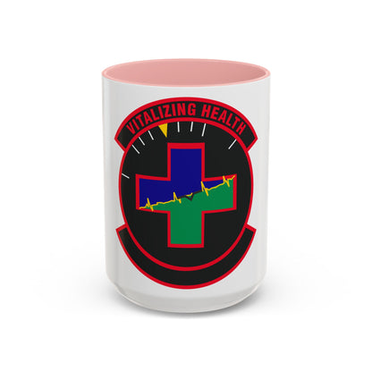 628 Healthcare Operations Squadron AMC (U.S. Air Force) Accent Coffee Mug