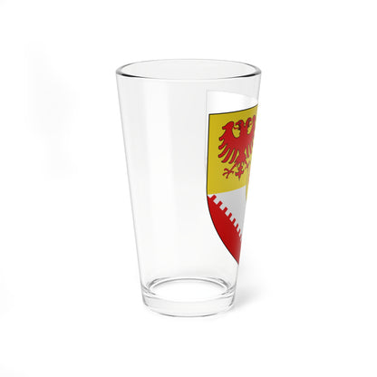Earl of glasgow (New Zealand) (Coat of Arms) Pint Glass 16oz