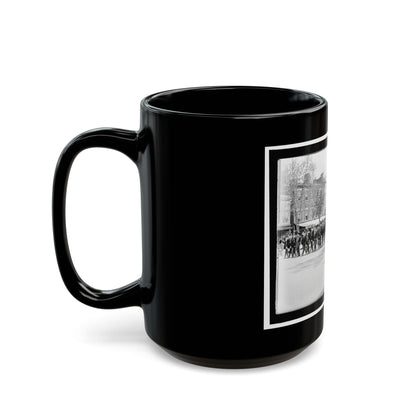 A Large Post In The Great Parade (U.S. Civil War) Black Coffee Mug