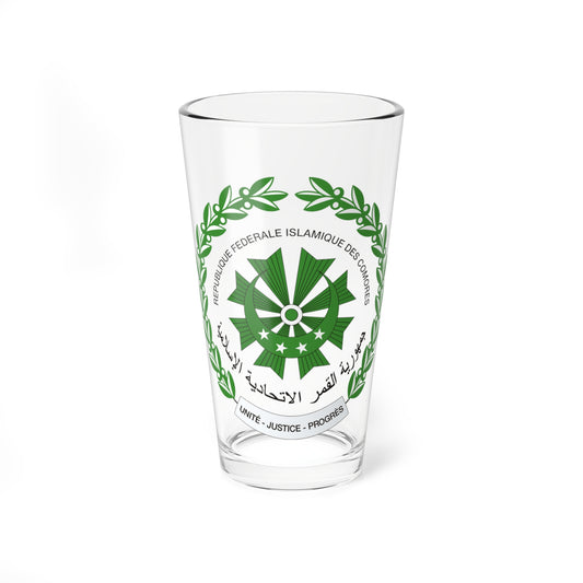 Seal of the Comoros 1978-2016 (Comoros) (Coat of Arms) Pint Glass 16oz