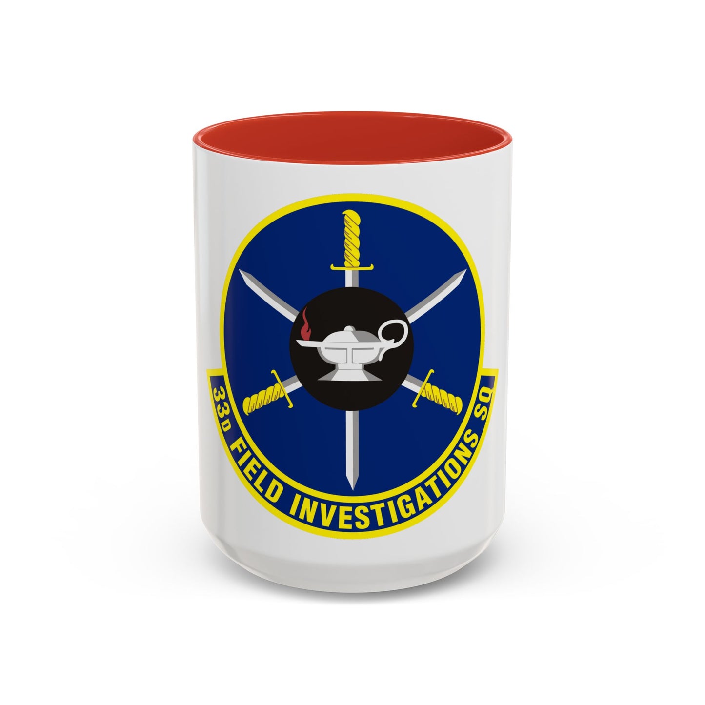 33d Field Investigations Squadron (U.S. Air Force) Accent Coffee Mug