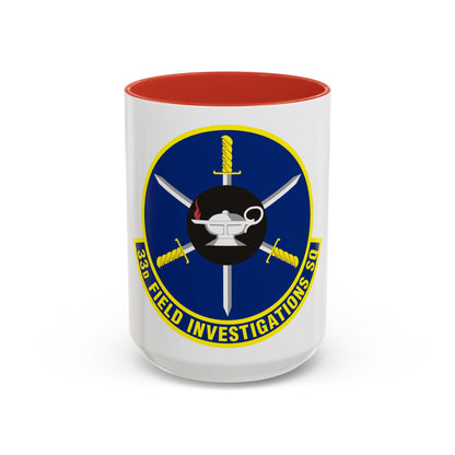 33d Field Investigations Squadron (U.S. Air Force) Accent Coffee Mug