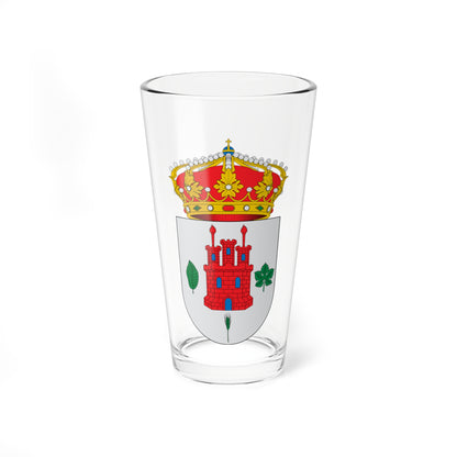 Escudo de Alcalá de Moncayo (Spain) (Coat of Arms) Pint Glass 16oz
