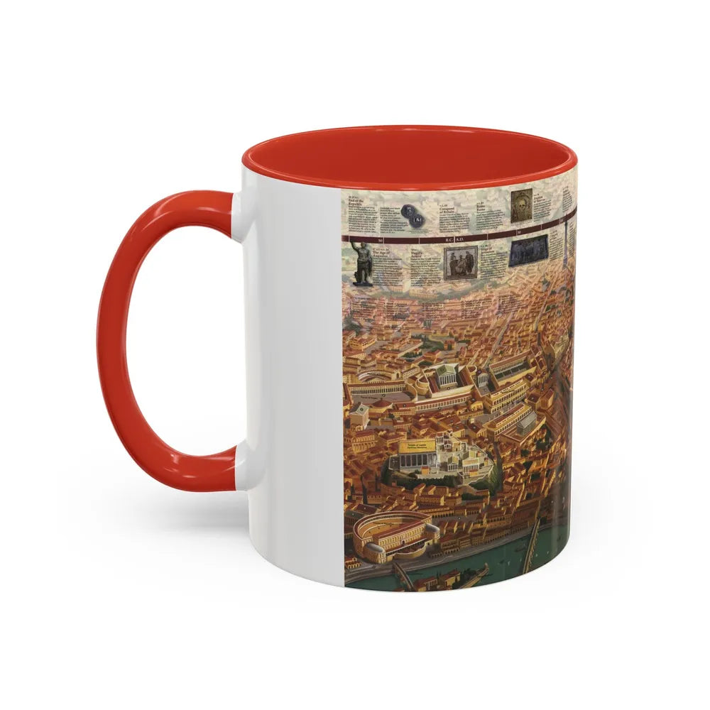 Romans, The (1997) (Map) Accent Coffee Mug-Go Mug Yourself