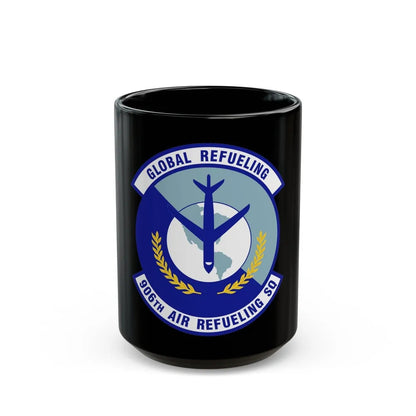 906th Air Refueling Squadron (U.S. Air Force) Black Coffee Mug-15oz-Go Mug Yourself