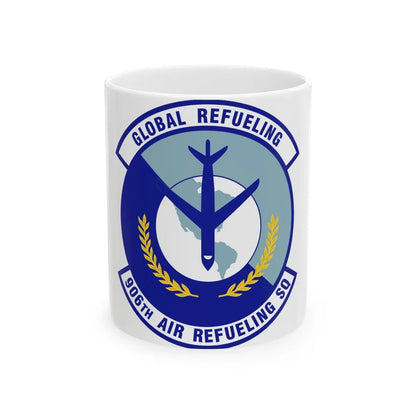 906th Air Refueling Squadron (U.S. Air Force) White Coffee Mug-11oz-Go Mug Yourself