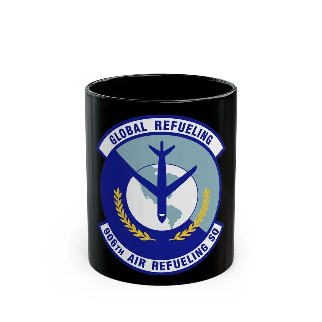 906th Air Refueling Squadron (U.S. Air Force) Black Coffee Mug 11oz - Go Mug Yourself