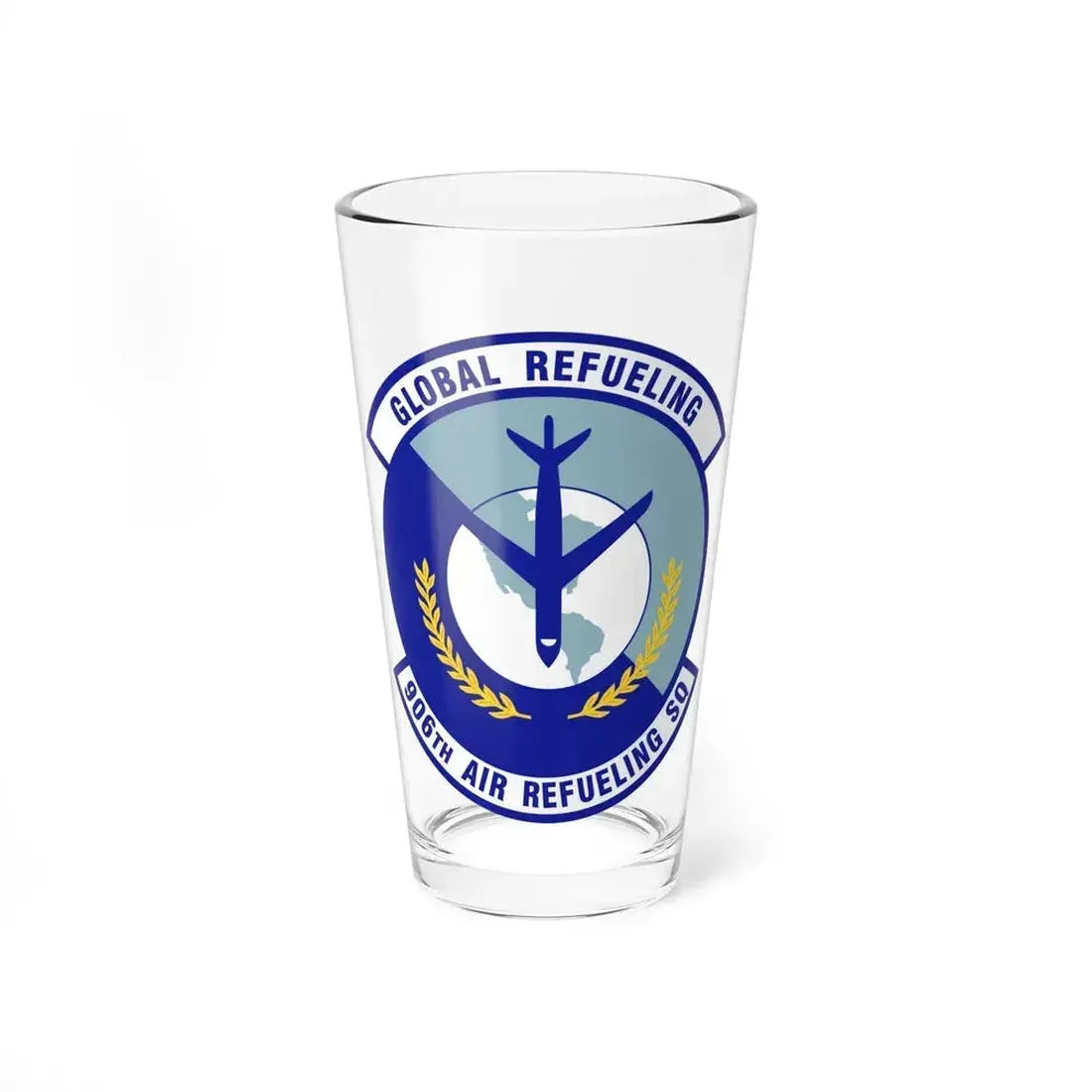 906th Air Refueling Squadron (U.S. Air Force) Pint Glass 16oz 16oz - Go Mug Yourself