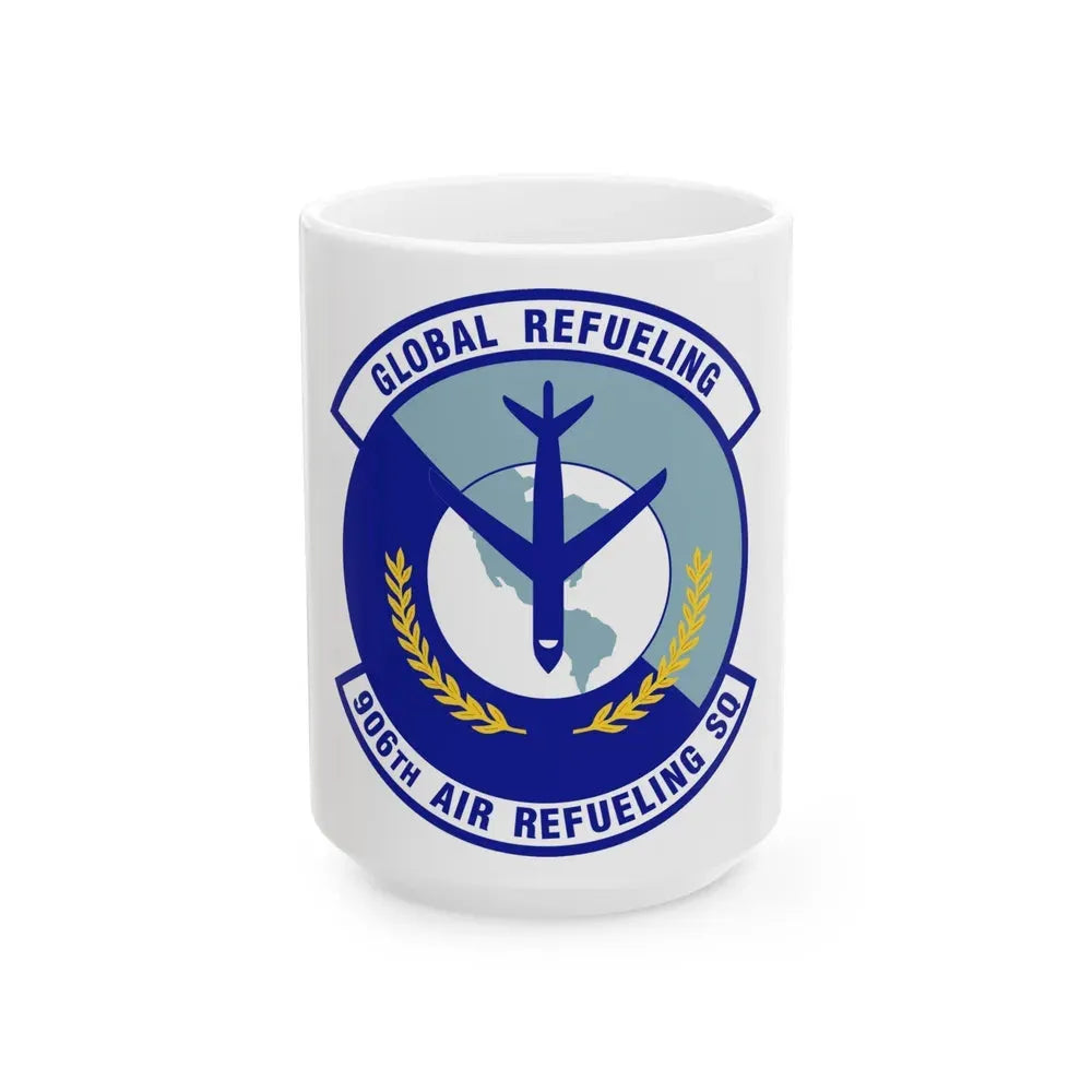 906th Air Refueling Squadron (U.S. Air Force) White Coffee Mug 15oz - Go Mug Yourself